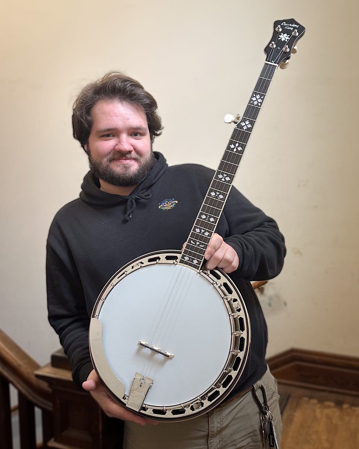 Showroom photo of Recording King Songster Resonator Banjo