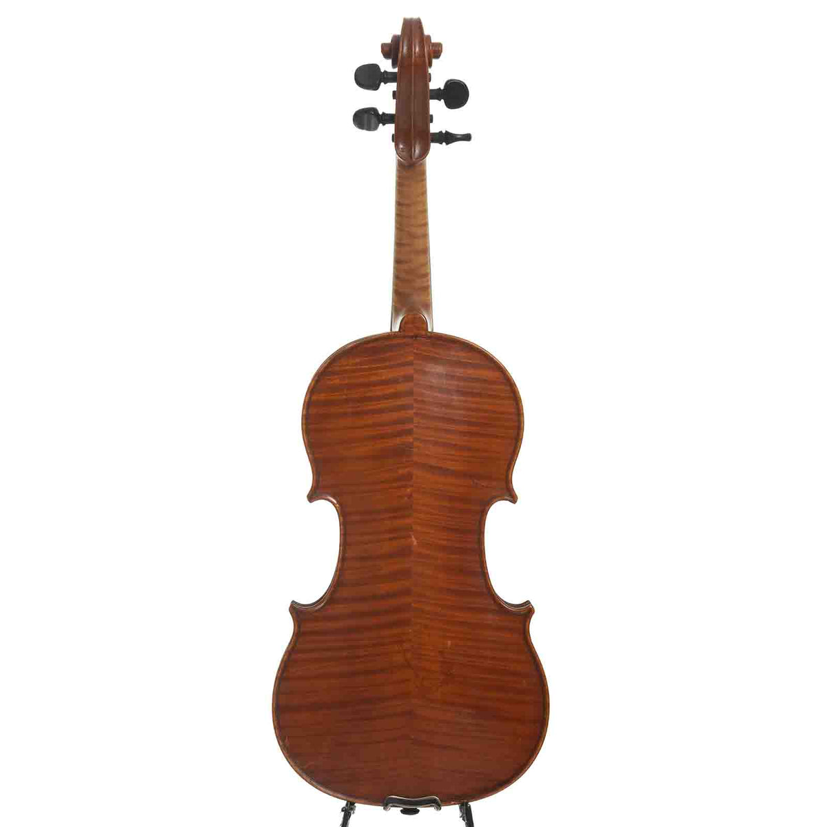 Full back of German made Strad Label Violin