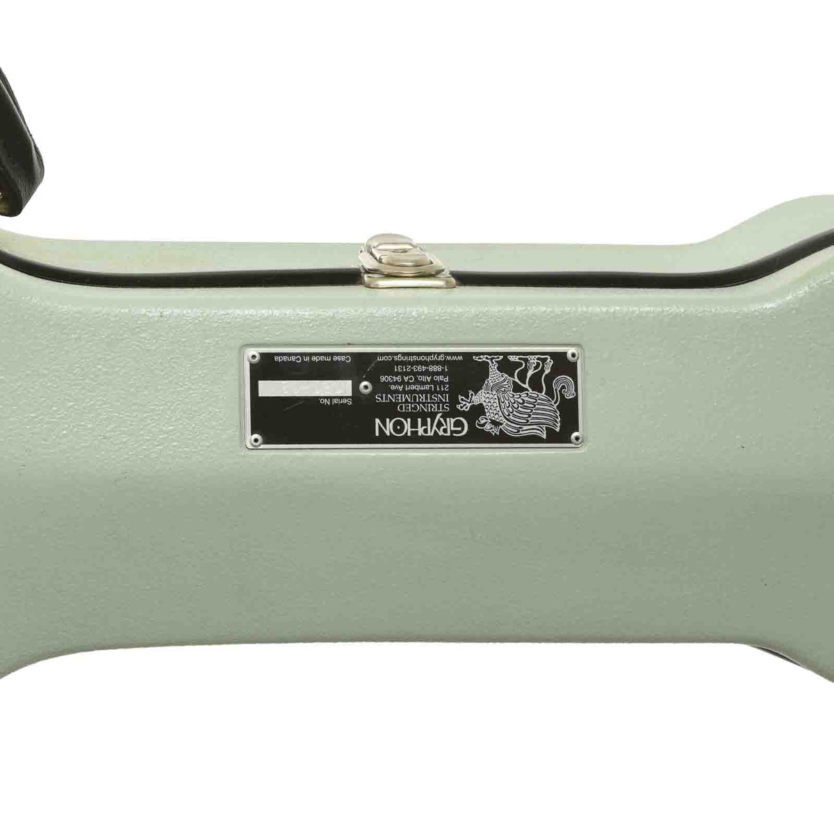 Label of D-Size Mint Green Hardshell case