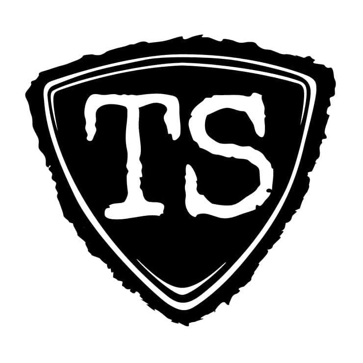 ToneSlabs Tweener Three Round 1.5mm, Right-hand Bevel Flatpick logo