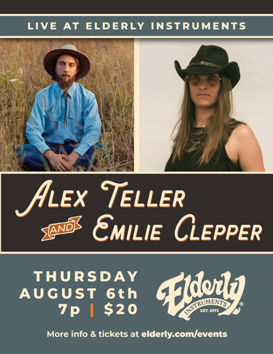 Alex Teller & Emilie Clepper live at Elderly Instruments!
