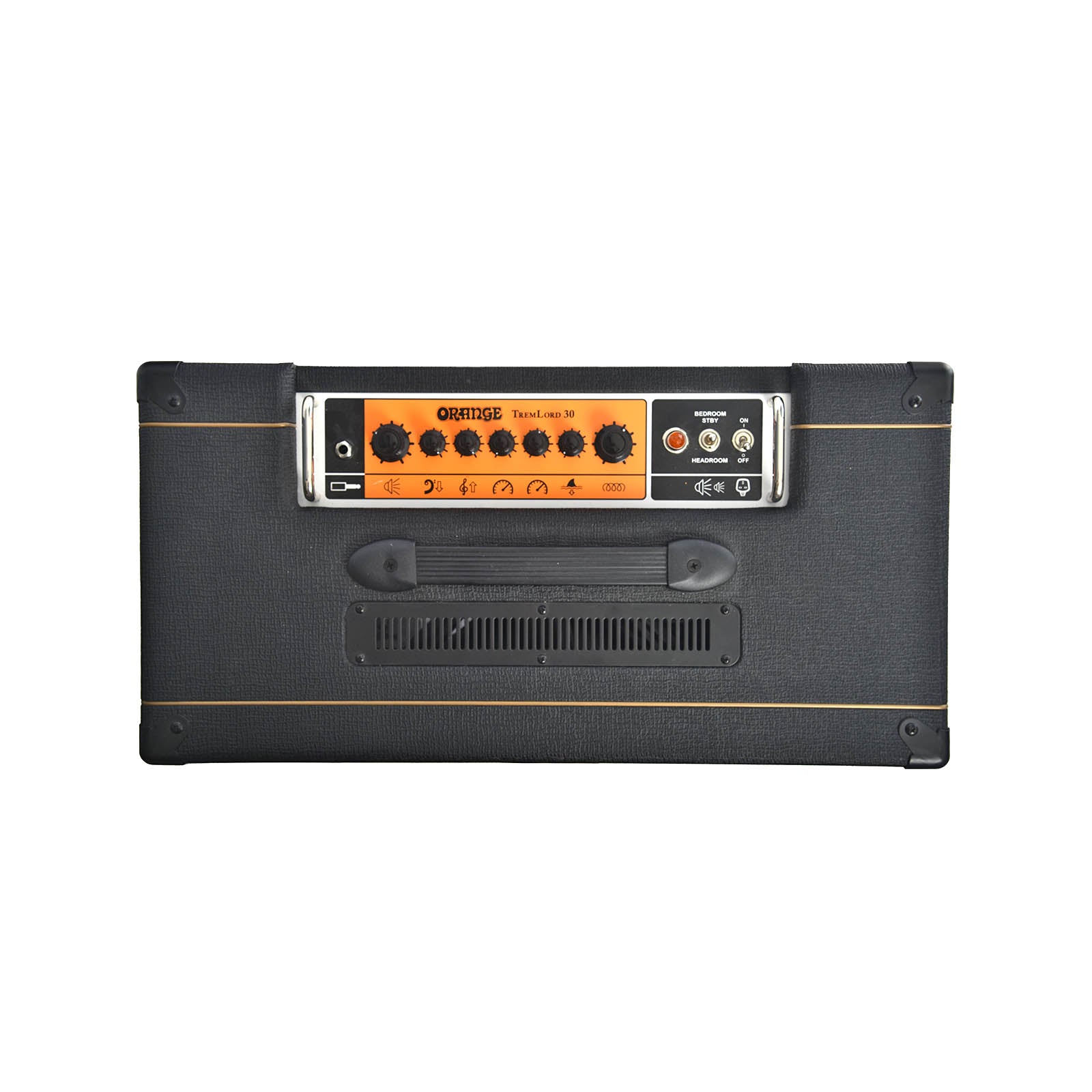 Controls for Orange Tremlord 30 Combo Amp
