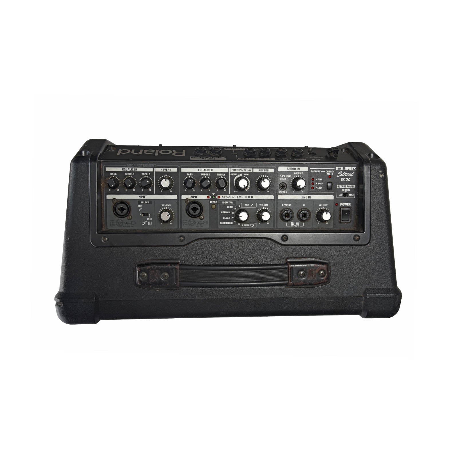 Controls for Roland Cube Street EX Combo Amp