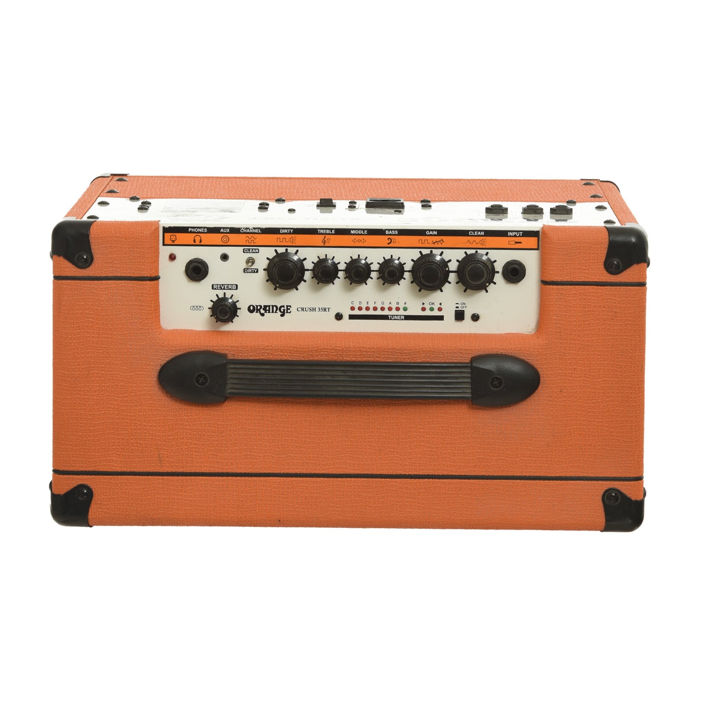 Controls of Orange Orange Crush 35RT Combo Amplifier