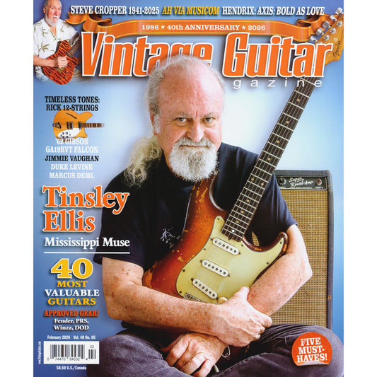 Cover of Vintage Guitar Magazine - February 2026