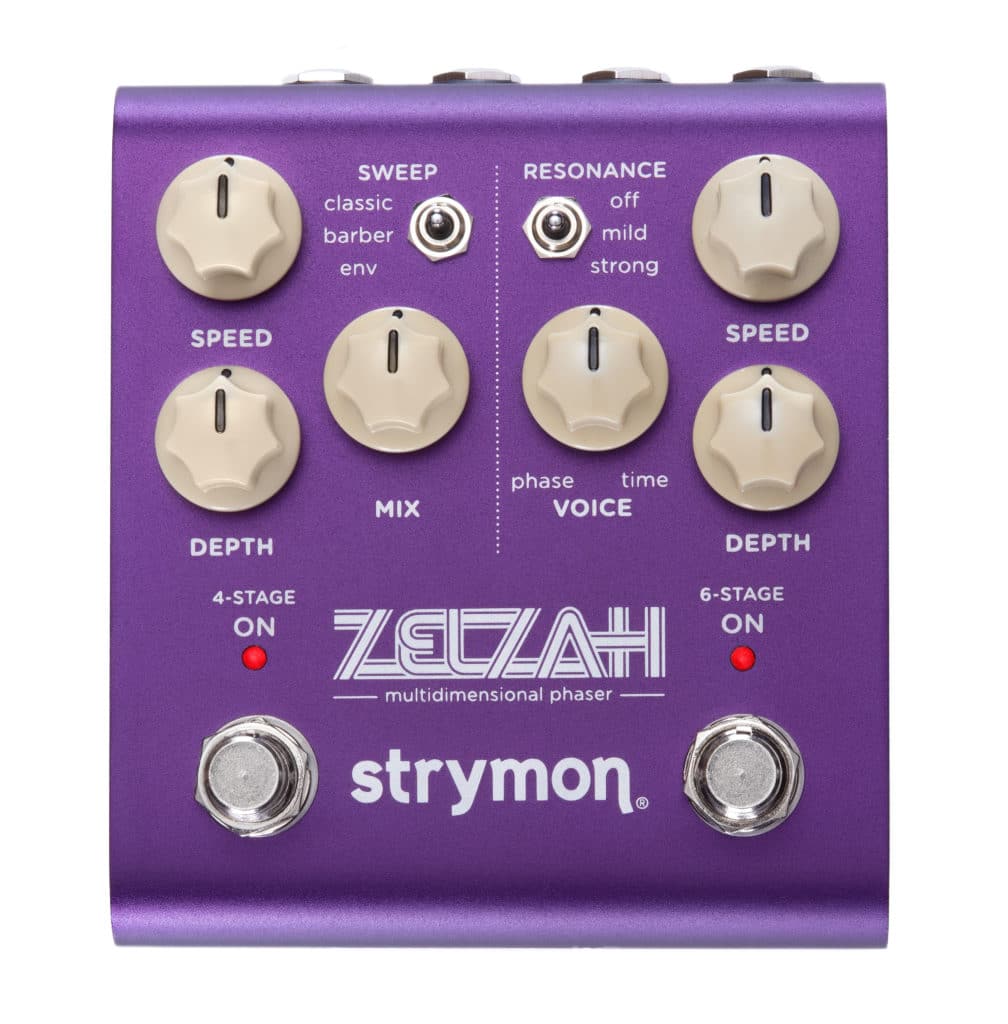 Top of Strymon Zelzah Phaser & Modulation Pedal