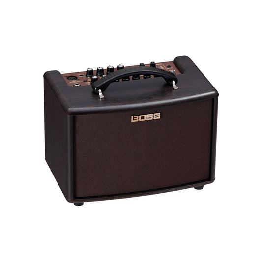 Boss AC-22LX Acoustic Guitar Amplifier, Front Angle