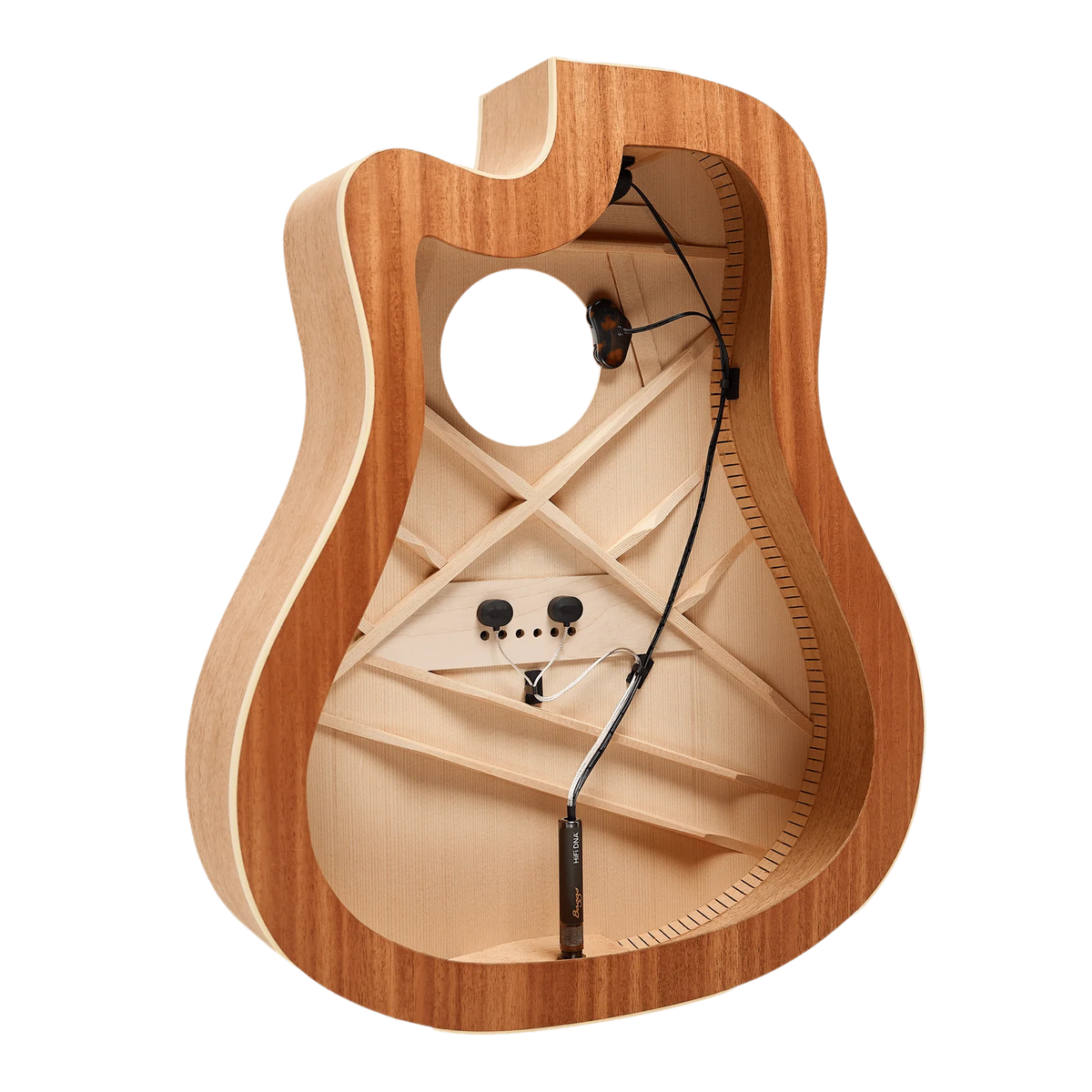 L.R. Baggs HiFi DNA Advanced Bridge Plate Acoustic Guitar Pickup System, Side