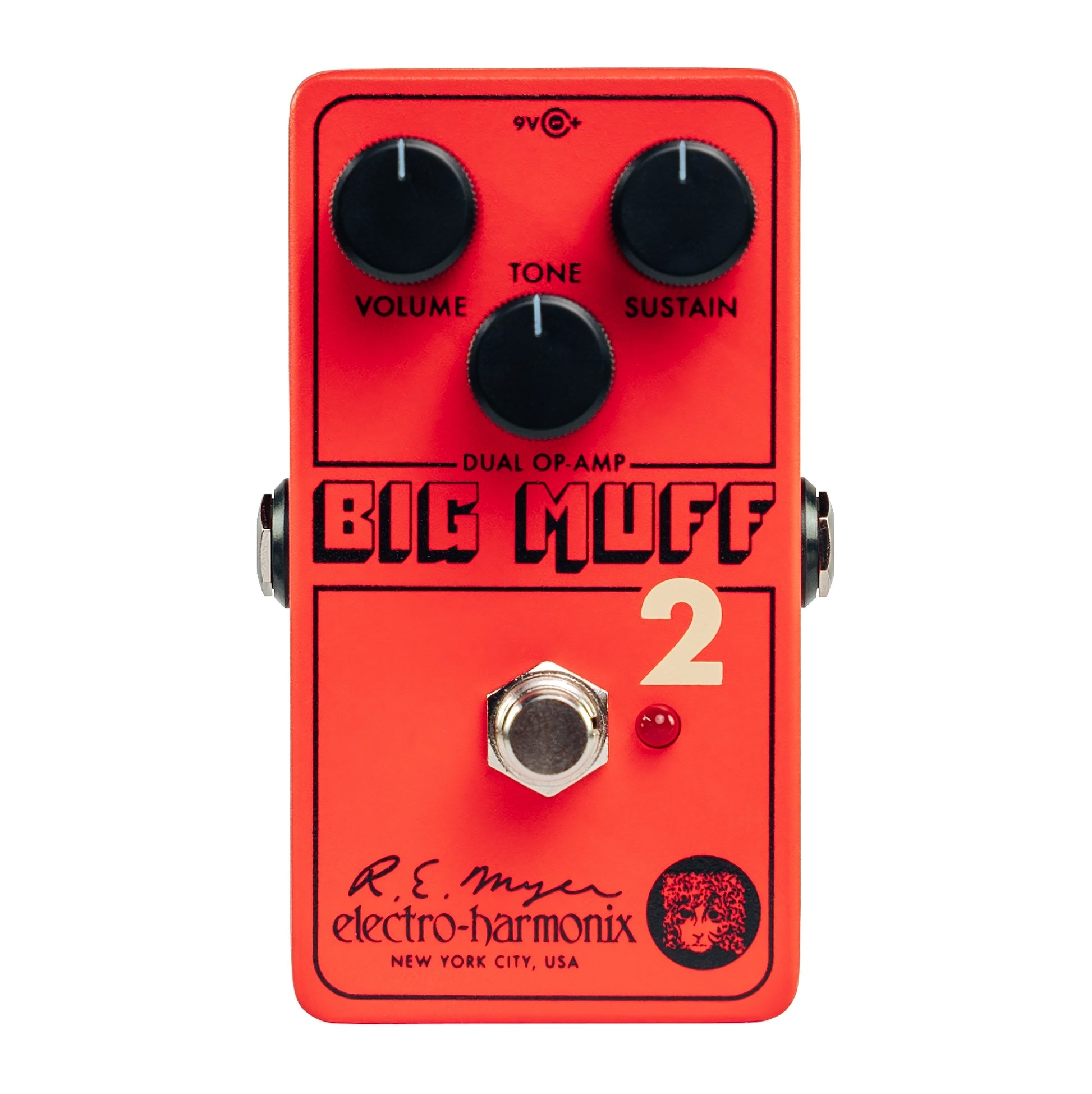 Electro Harmonix Big Muff 2 Dual Op-Amp Fuzz Pedal, Front 1