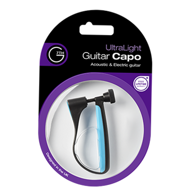 G7TH Ultralight Six-String Guitar Capo, Blue