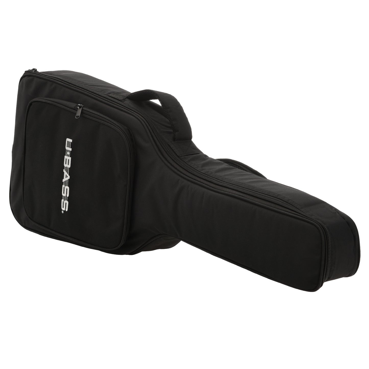 Gig bag of Kala Solid Body U-Bass, Candy Apple Red