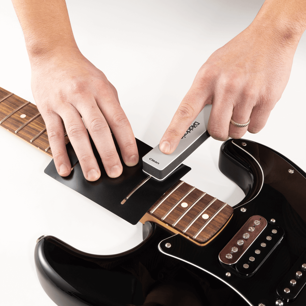 D'Addario Fret Cleaner & Buffer, In Use