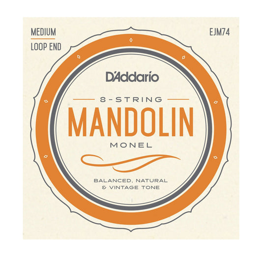 D'Addario EJM74 Monel Medium Gauge Mandolin Strings