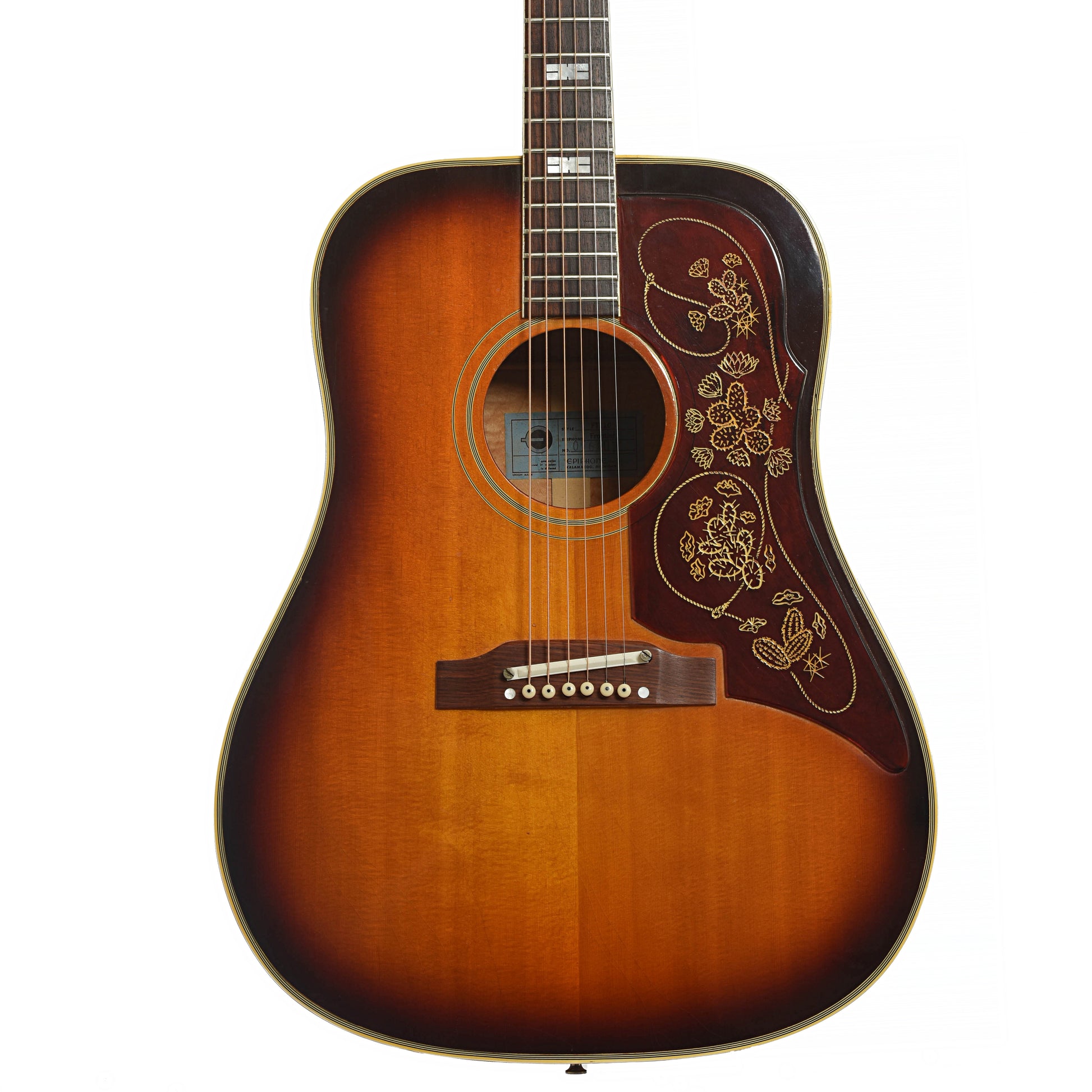Front of Epiphone FT110 Frontier Acoustic Guitar 