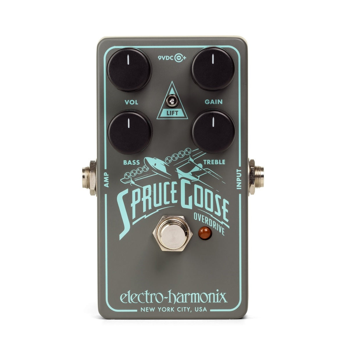Electro Harmonix Spruce Goose Overdrive Pedal, Front