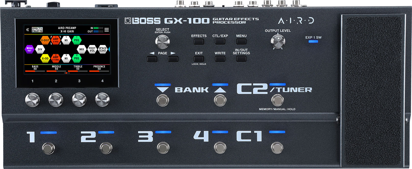 Boss GX-100 Guitar Effects Processor, Top 1