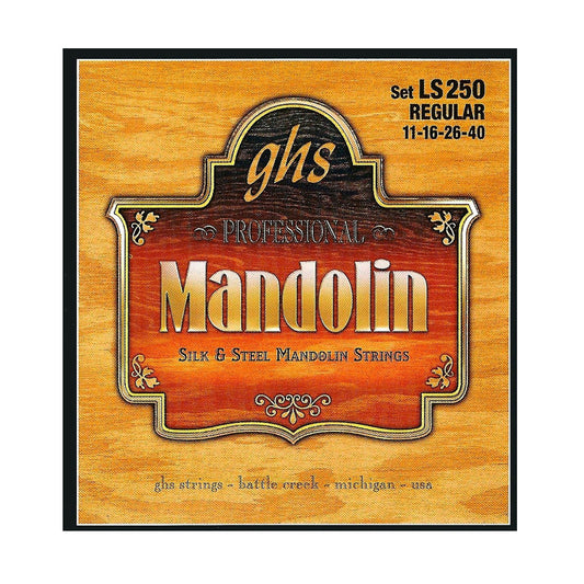 GHS LS250 Regular Gauge .011-.040 Mandolin Silk & Steel Strings