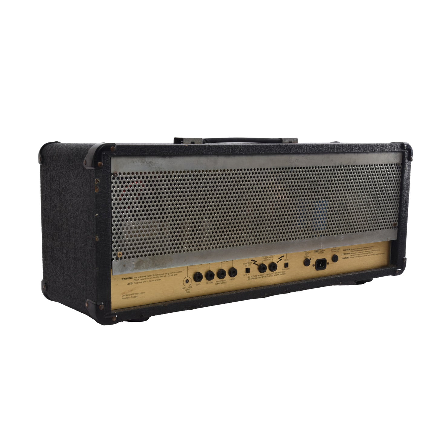 Back and side of Marshall JCM900 4500 Dual Reverb