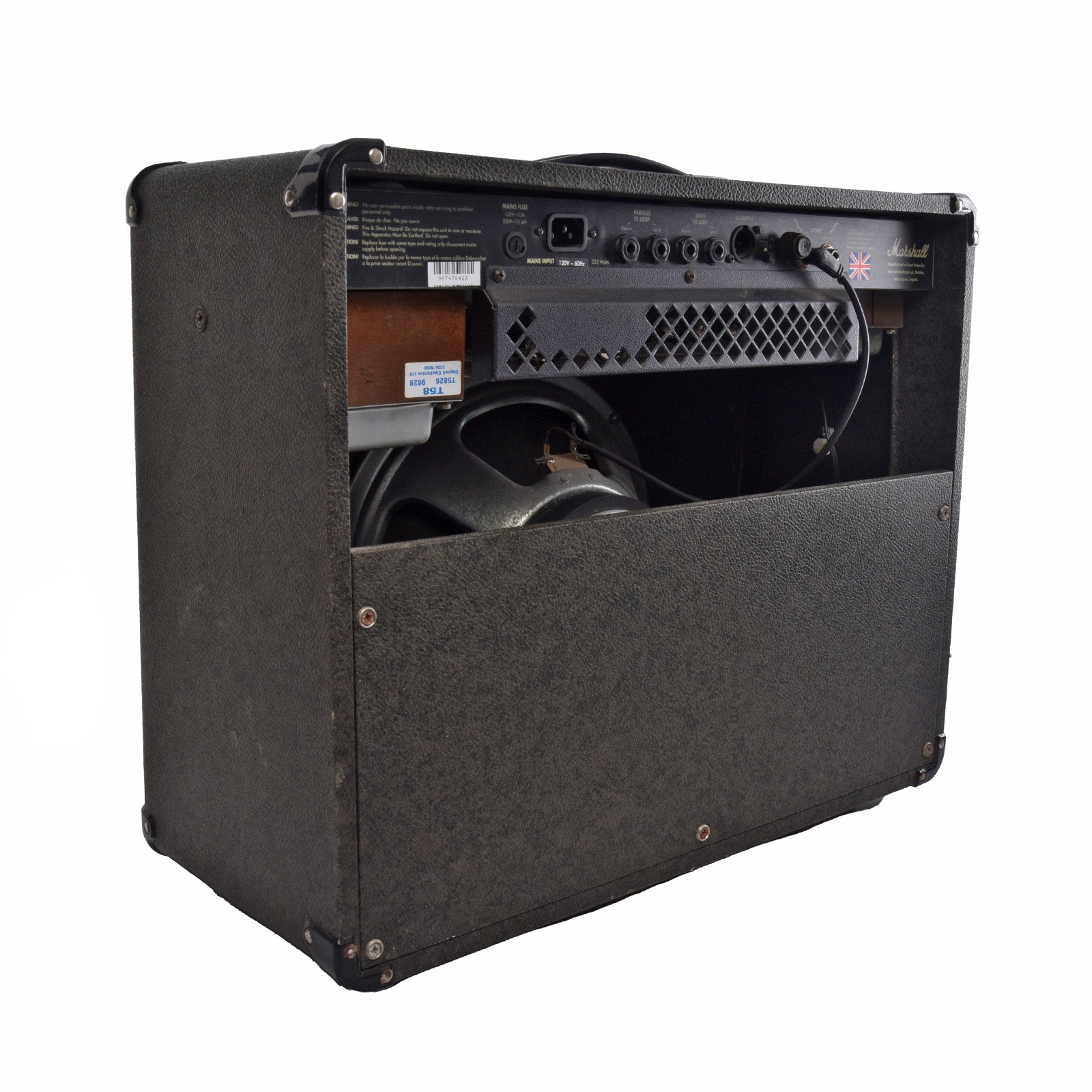 Back and side of Marshall JTM 60 112 