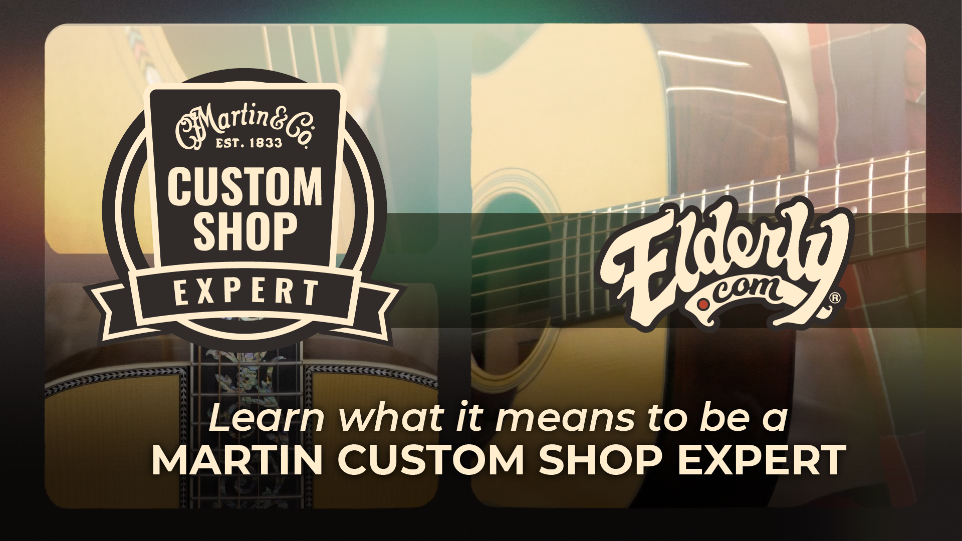 Martin custom shop video