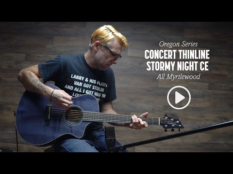 Video Demo of Breedlove Oregon Concert Thinline Stormy Night CE Acoustic-Electric Guitar