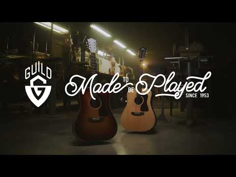 Guild D-40 Standard Dreadnought Acoustic Guitar & Case – Elderly