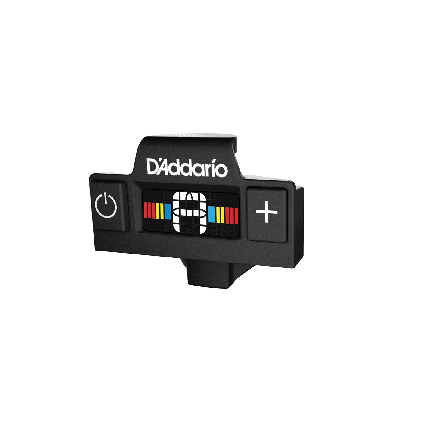 Front of D'Addario Micro Soundhole Tuner