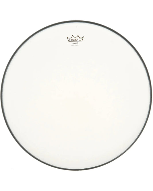 Remo White Suede Banjo Head, 11 Inch Diameter, Low Crown (3/8 Inch)
