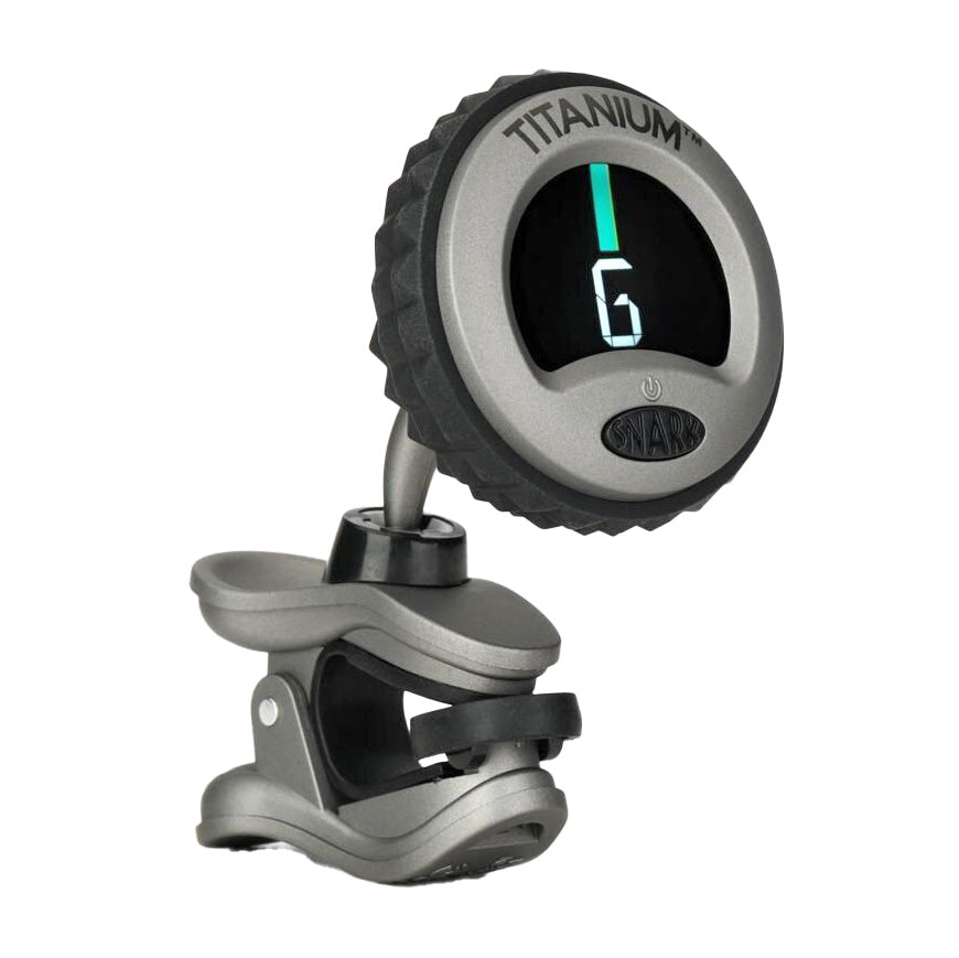Front and side of Snark ST-8T Titanium Chromatic Clip-On Tuner