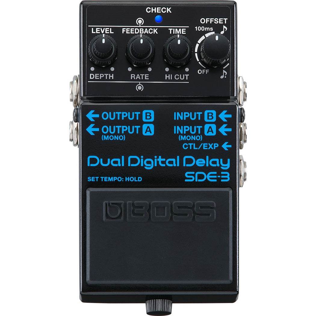 delay pedal with bpm Boss SDE-3 Dual Digital Delay Pedal – Elderly Instruments