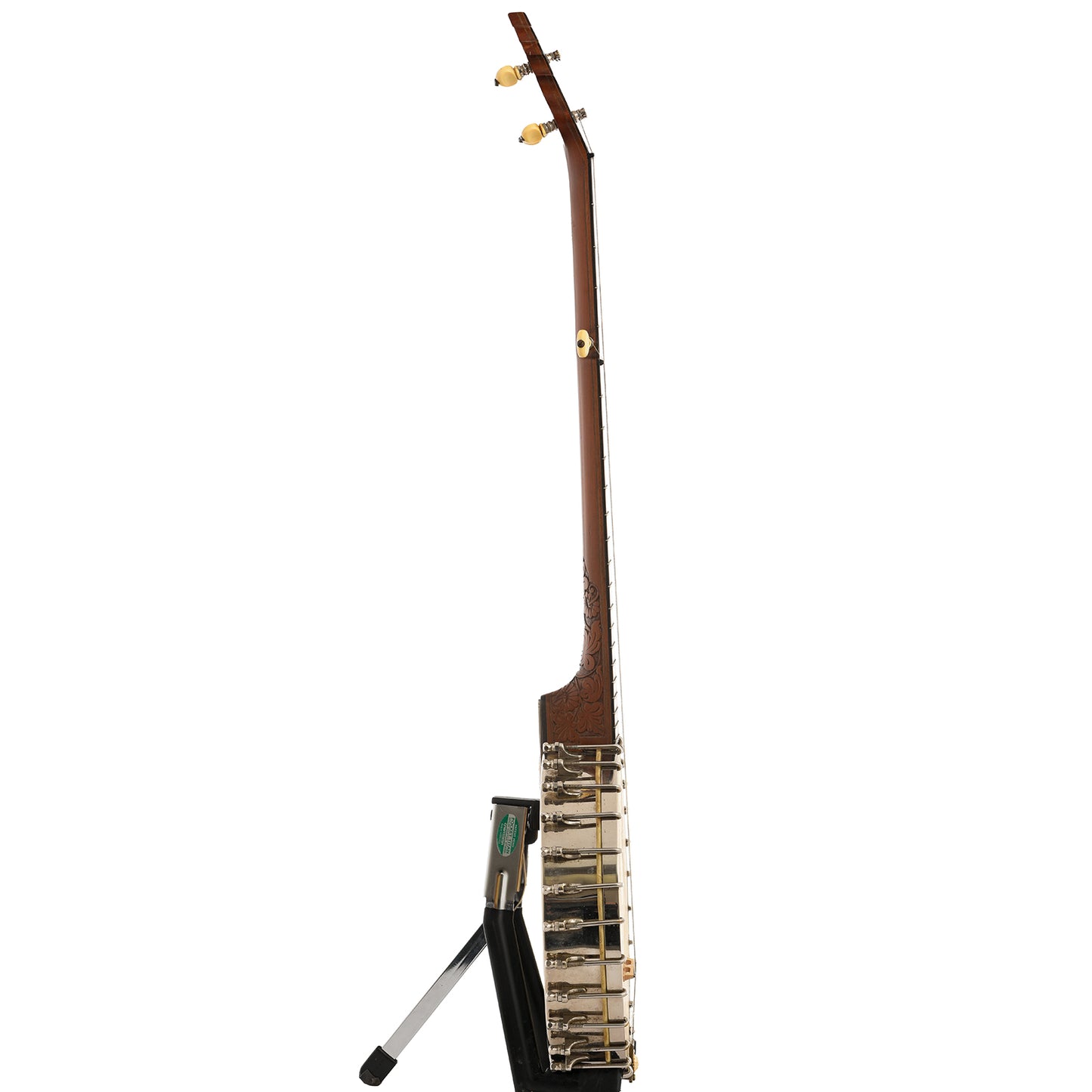 side of S.S. Stewart Special Thoroughbred Open Back Banjo (c.1890)