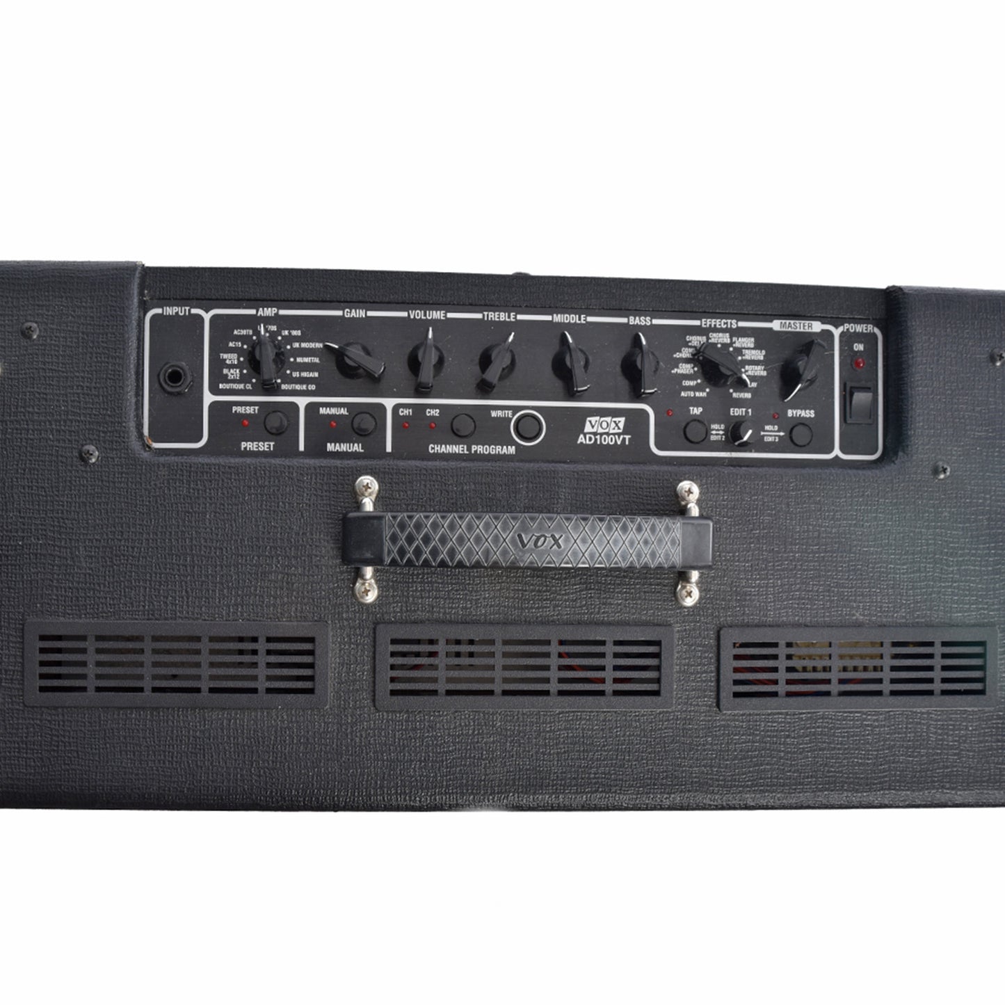 Controls of Vox AD100VT Combo Amplfier 