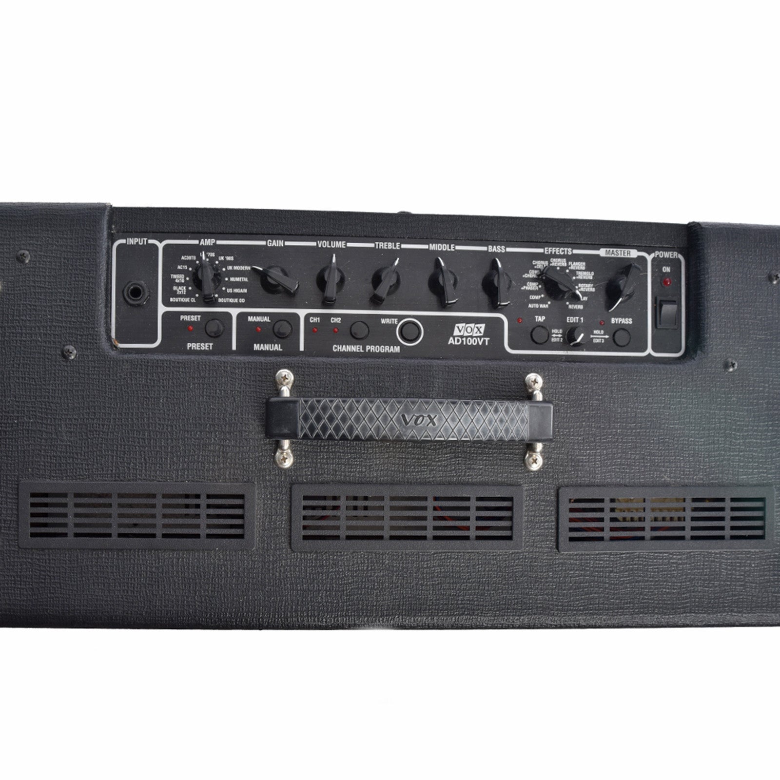 Controls of Vox AD100VT Combo Amplfier 