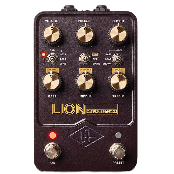 amp emulation pedal UAFX Lion '68 Super Lead Amp Emulation pedal w/ Bluetooth
