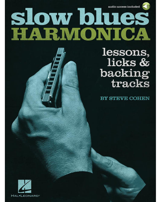 Image 1 of Slow Blues Harmonica - Lessons, Licks & Backing Tracks - SKU# 49-289620 : Product Type Media : Elderly Instruments