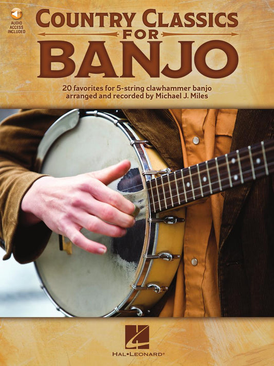 Image 1 of Country Classics for Banjo - 20 Favorites for 5-String Clawhammer Banjo - SKU# 49-327372 : Product Type Media : Elderly Instruments