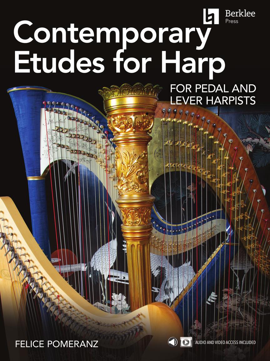 Image 1 of Contemporary Etudes for Harp - for Pedal and Lever Harpists- SKU# 49-329514 : Product Type Media : Elderly Instruments