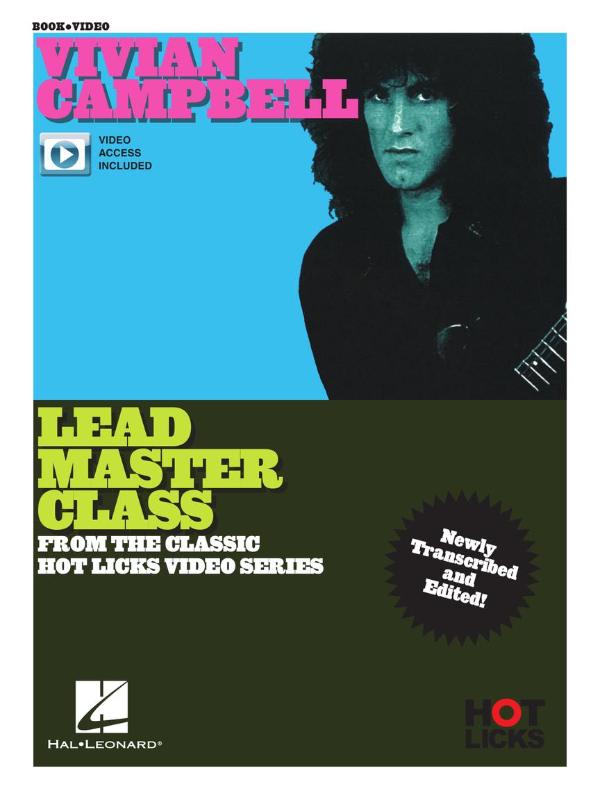 Image 1 of Vivian Campbell Lead Guitar Master Class - From the Classic Hot Licks Video Series - SKU# 49-345750 : Product Type Media : Elderly Instruments