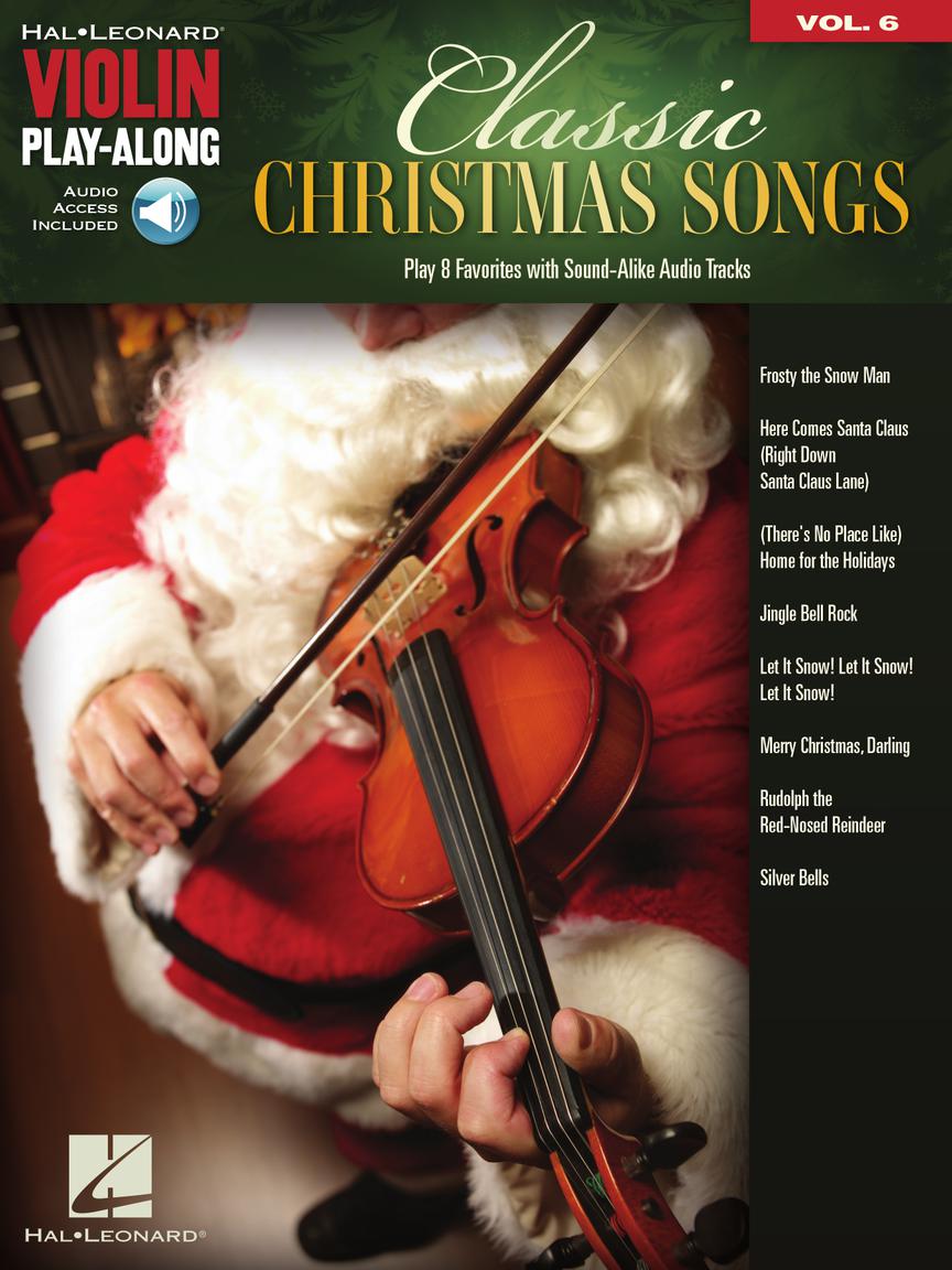 Image 1 of Classic Christmas Carols - Violin Play-Along Vol. 6 - SKU# 49-348311 : Product Type Media : Elderly Instruments