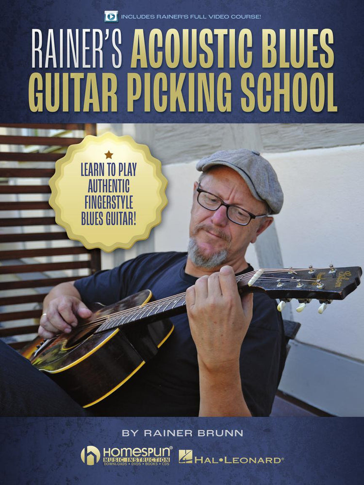 Image 1 of Rainer's Acoustic Blues Guitar Picking School - SKU# 49-362183 : Product Type Media : Elderly Instruments