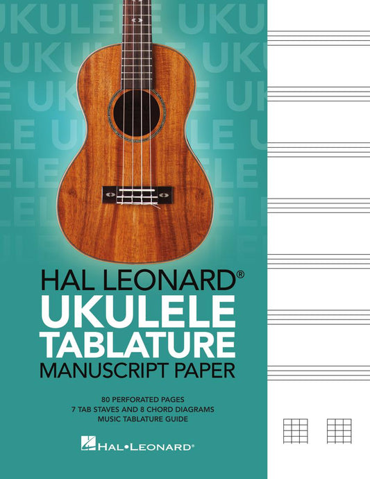 Image 1 of Hal Leonard Ukulele Tablature Manuscript Paper - SKU# 49-367881 : Product Type Media : Elderly Instruments
