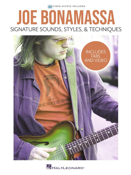 Front Cover of Joe Bonamassa - Signature Sounds, Styles & Techniques - SKU# 49-388215 : Product Type Media : Elderly Instruments