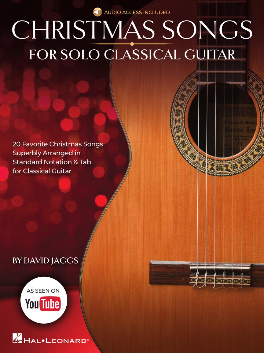 Front Cover of Christmas Songs for Solo Classical Guitar