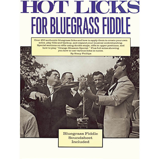 Image 1 of Hot Licks for Bluegrass Fiddle - SKU# 01-064378 : Product Type Media : Elderly Instruments