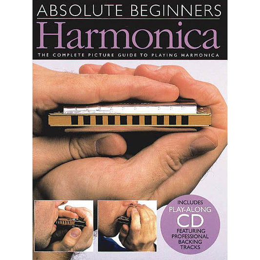 Image 1 of Absolute Beginners: Harmonica-The Complete Picture Guide to Playing Harmonica - SKU# 01-092619 : Product Type Media : Elderly Instruments