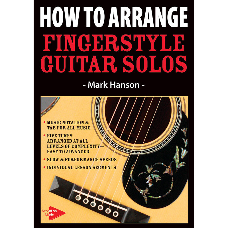 Image 1 of DVD - How to Arrange Fingerstyle Guitar Solos - SKU# 01-DVD72730 : Product Type Media : Elderly Instruments