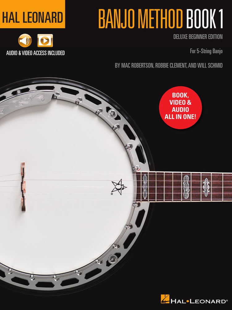 Image 1 of Hal Leonard Banjo Method Book 1 - Deluxe Beginner Edition - SKU# 49-106918 : Product Type Media : Elderly Instruments