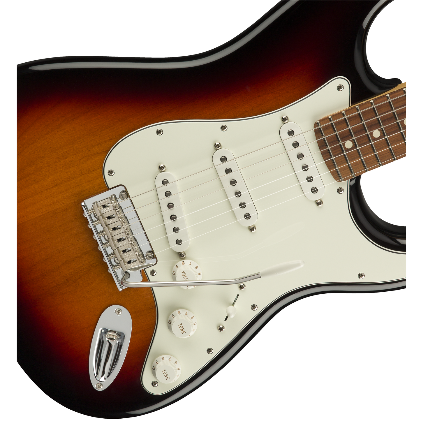 Image 4 of Fender Player Stratocaster, 3-Color Sunburst - SKU# FPS3SB : Product Type Solid Body Electric Guitars : Elderly Instruments