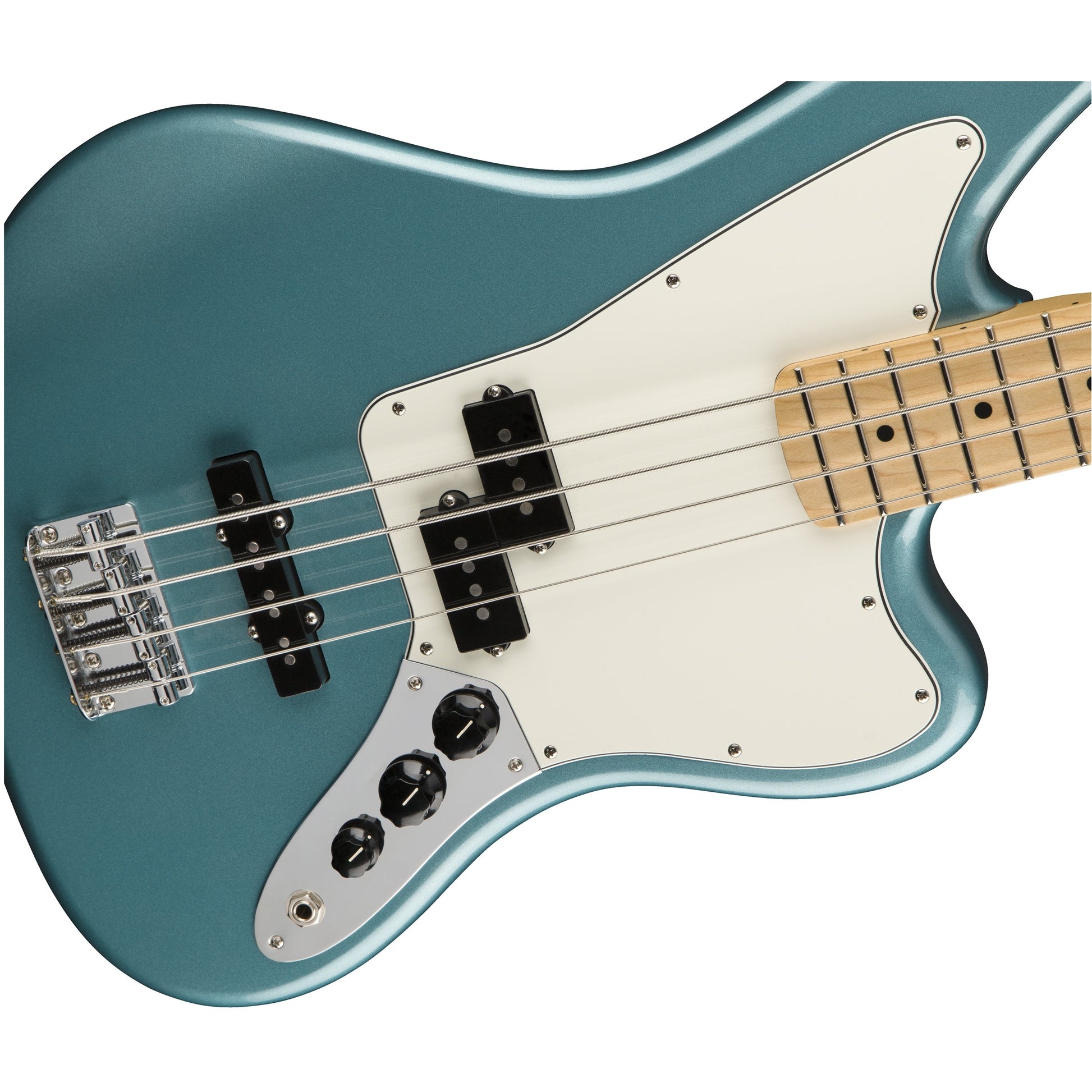 Image 4 of Fender Player Jaguar Bass, Tidepool - SKU# FPJGBTP : Product Type Solid Body Bass Guitars : Elderly Instruments