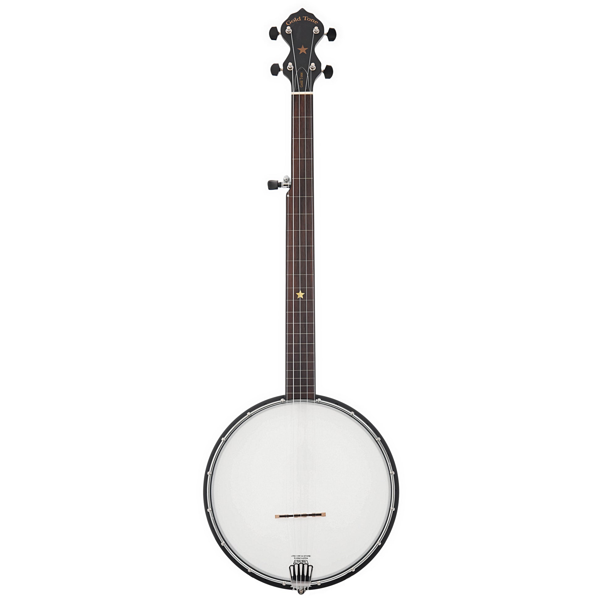 Full front of Gold Tone AC-1FL Fretless Openback